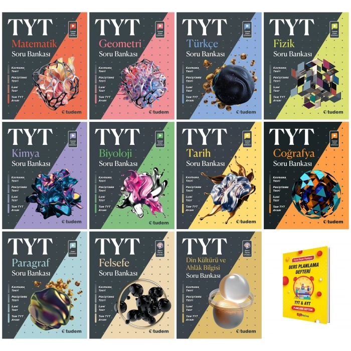 TYT Tüm Dersler Soru Bankaları 11li Set