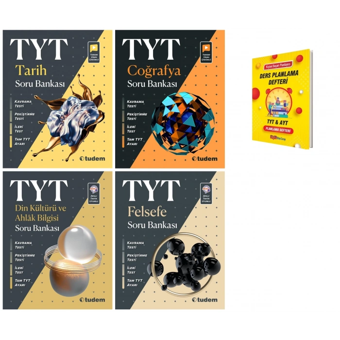 TYT Tarih Coğrafya Felsefe ve Din 4lü Sözel Soru Bankaları