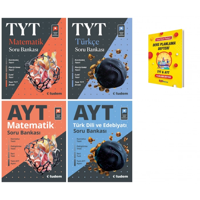TYT - AYT Matematik Türkçe ve Edebiyat Soru Bankaları