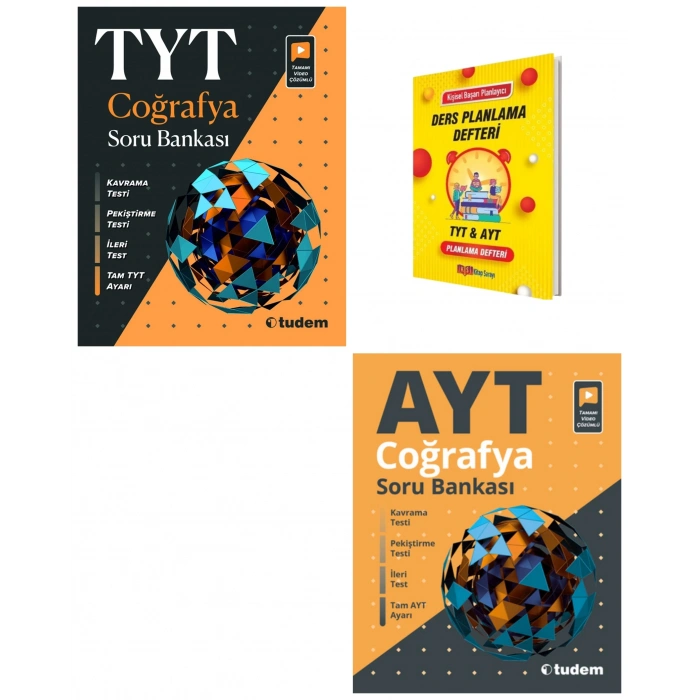 TYT ve AYT Coğrafya Soru Bankaları
