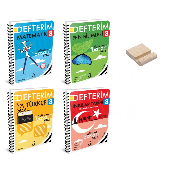LGS 8. Sınıf Matematik Fen Türkçe ve İnkılap Defterim 4lü Set