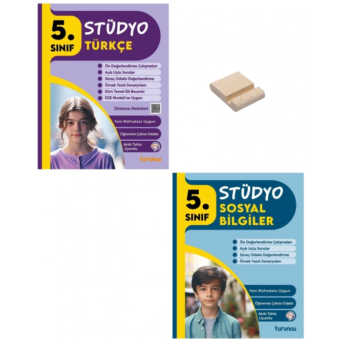 5. Sınıf 2025 Turuncu Stüdyo Türkçe ve Sosyal Bilgiler Soru Bankası
