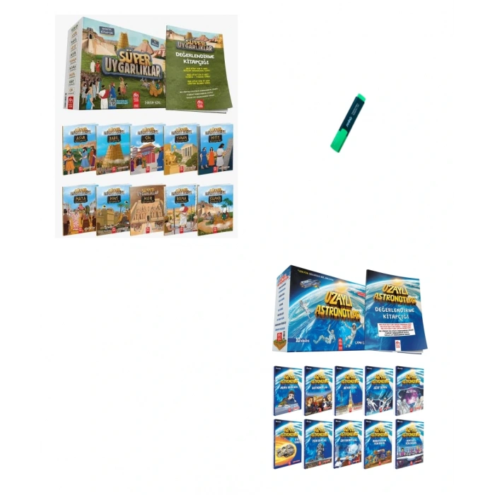 4. Sınıf Süper Uygarlıklar ve Uzaylı Astronotlar Hikaye Seti