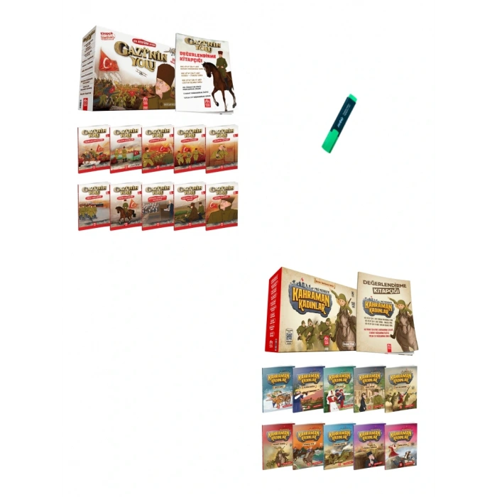 3 ve 4. Sınıflar Gazinin Yolu ve Kahraman Kadınlar Hikaye Seti
