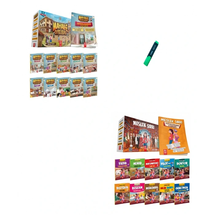 3 ve 4. Sınıflar Mahalle Öyküleri ve Meslek Sırrı Hikaye Seti