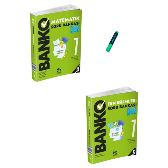 7. Sınıf Banko Serisi Matematik ve Fen Bilimleri Soru Bankası
