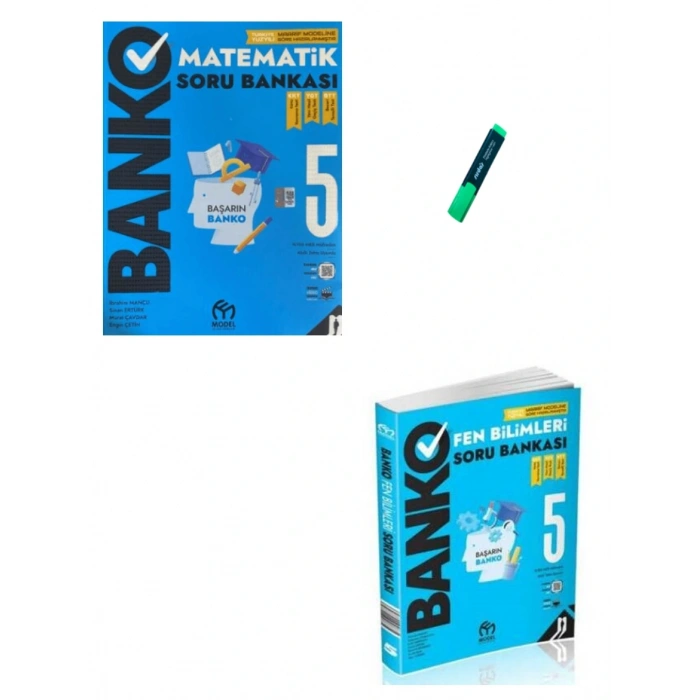 5. Sınıf Banko Serisi Matematik ve Fen Bilimleri Soru Bankası
