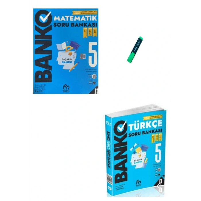 5. Sınıf Banko Serisi Matematik ve Türkçe Soru Bankası