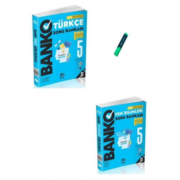 5. Sınıf Banko Serisi Türkçe ve Fen Bilimleri Soru Bankası