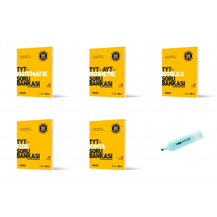 TYT Matematik Geometri Fizik Kimya Biyoloji Soru Bankası