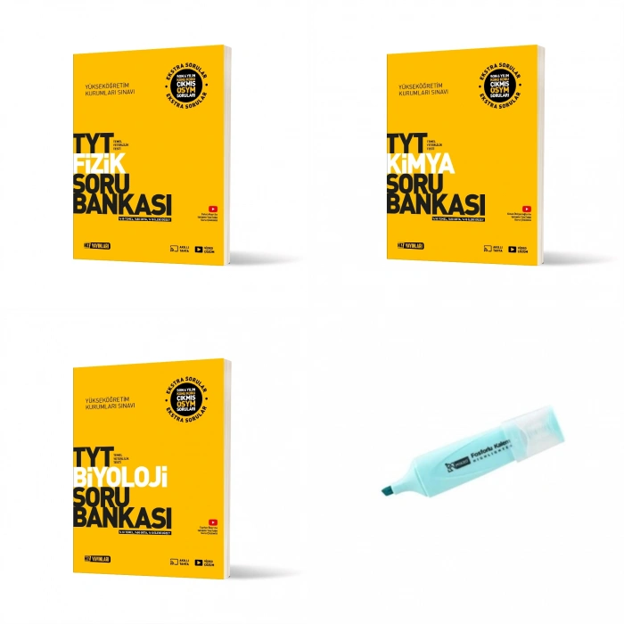 TYT Fizik Kimya Ve Biyoloji Soru Bankası