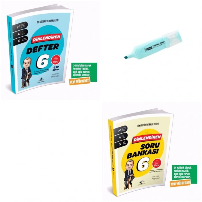 6.Sınıf Eker Test Din Kültürü Dinlendiren Defter Ve Soru Bankası