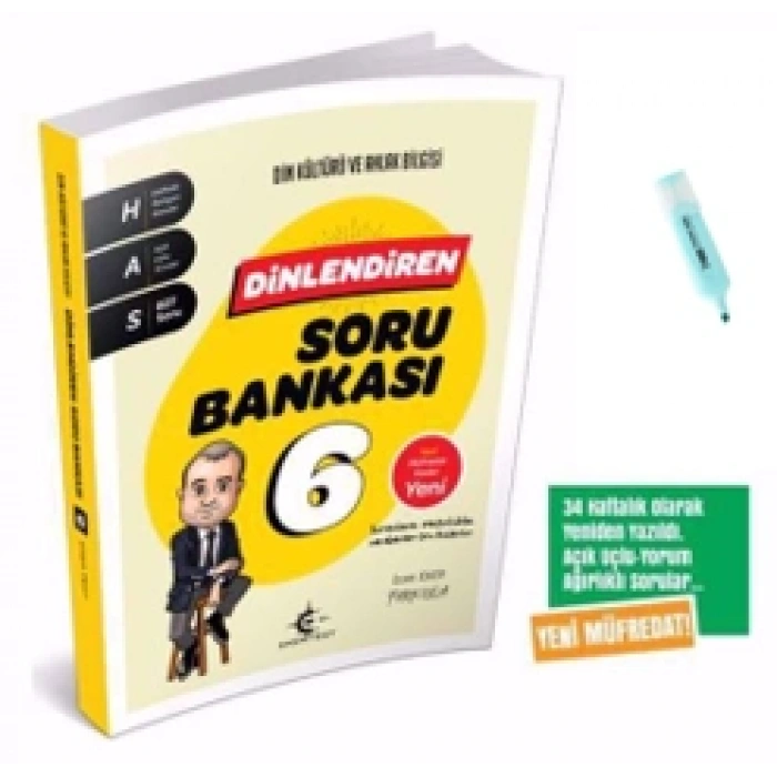 6.Sınıf Eker Test Din Kültürü Ve Ahlak Bilgisi Dinlendiren Soru Bankası