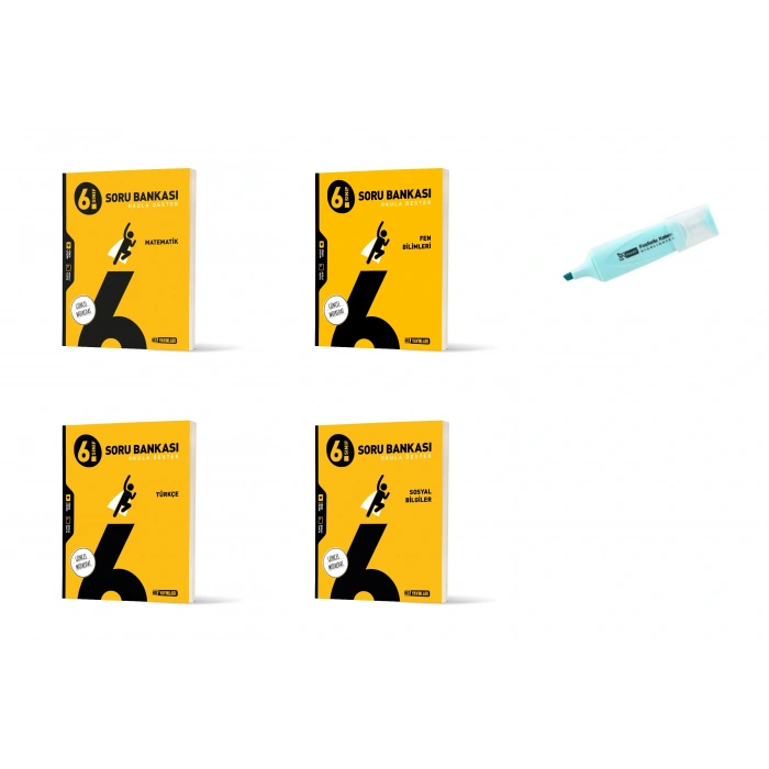 6.Sınıf Matematik Fen Bilimleri Türkçe Ve Sosyal Soru Bankası (Yeni Müfredat)