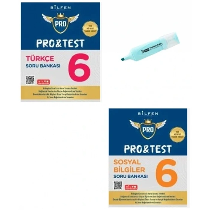6.Sınıf ProTest Türkçe Ve Sosyal Bilgiler Soru Bankası Yeni Müfredat