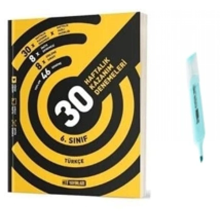 6.Sınıf Türkçe 30 Haftalık Deneme (Yeni Müfredat)