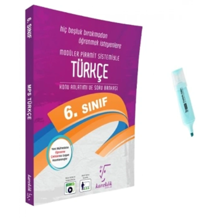 6.Sınıf Türkçe MPS Konu Anlatımlı Soru Bankası (Yeni Müfredat)