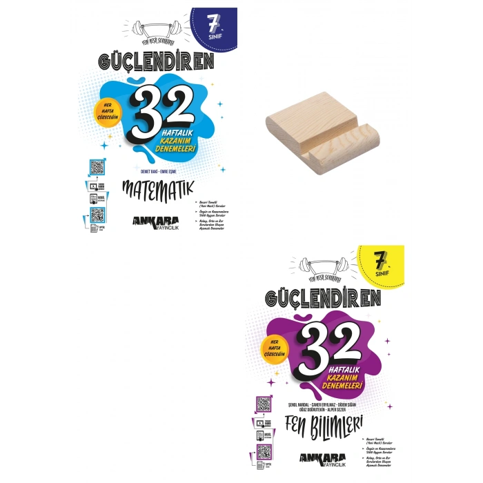 7. Sınıf 32 Haftalık Matematik ve Fen Bilimleri Kazanım Denemeleri