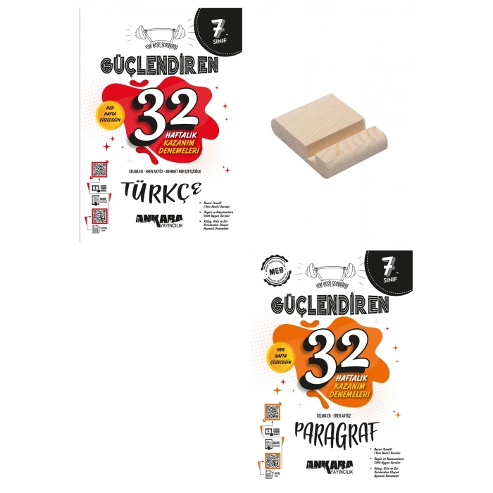 7. Sınıf 32 Haftalık Türkçe ve Paragraf Kazanım Denemeleri