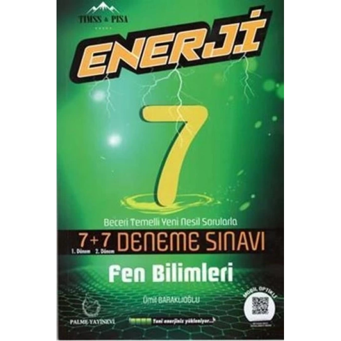 7. Sınıf Enerji Fen Bilimleri 7+7 Deneme Sınavı