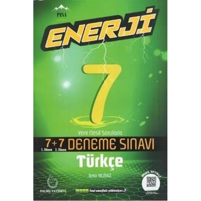7. Sınıf Enerji Türkçe 7+7 Deneme Sınavı