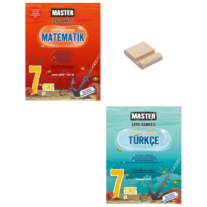 7. Sınıf Master Matematik ve Türkçe Soru Bankası