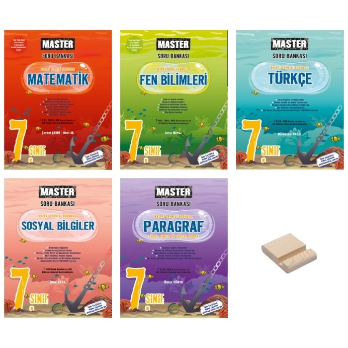 7. Sınıf Master Tüm Dersler Soru Bankası 5li Set