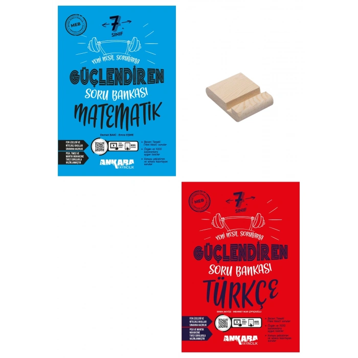 7. Sınıf Matematik ve Türkçe Güçlendiren Soru Bankası