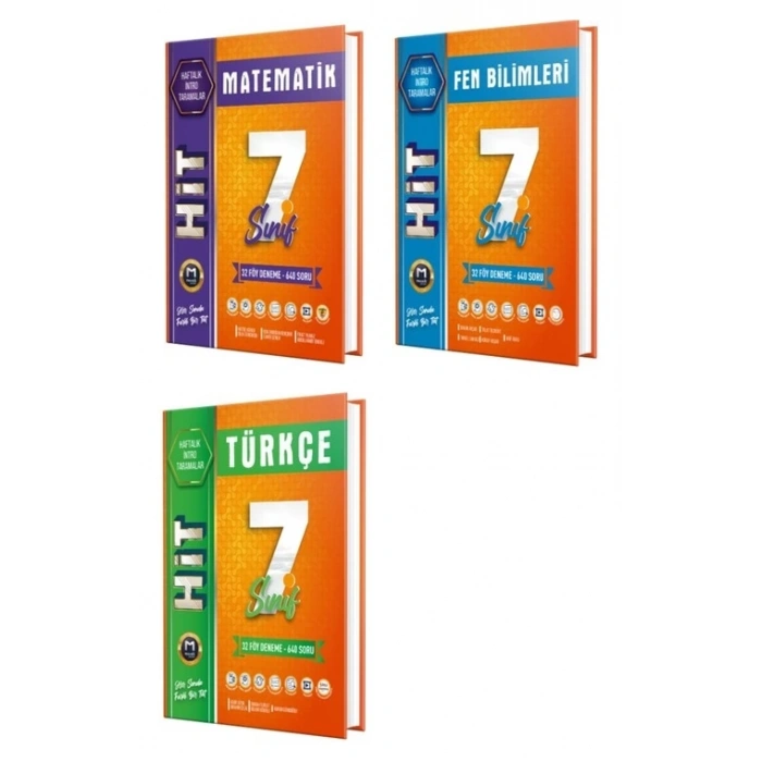 7. Sınıf Mozaik Matematik Fen Türkçe Haftalık Denemeler