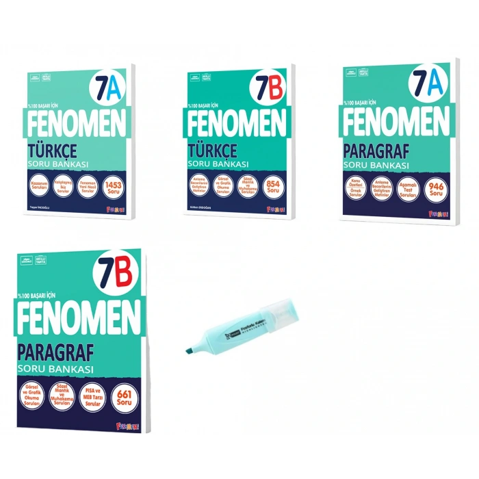 7. Sınıf Türkçe A-B Ve Paragraf A-B Soru Bankası