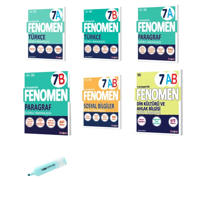 7. Sınıf Türkçe A-B Paragraf A-B Sosyal ve Din Soru Bankası