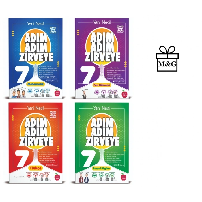 7.Sınıf Adım Adım Matematik Fen Bilimleri Türkçe Ve Sosyal Bilgiler Konu Anlatımlı