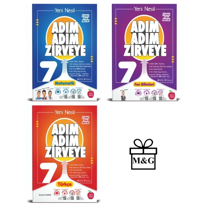 7.Sınıf Adım Adım Matematik Fen Bilimleri Ve Türkçe Konu Anlatımlı