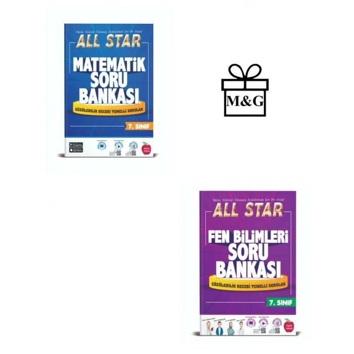 7.Sınıf All Star Matematik Ve Fen Bilimleri Soru Bankası