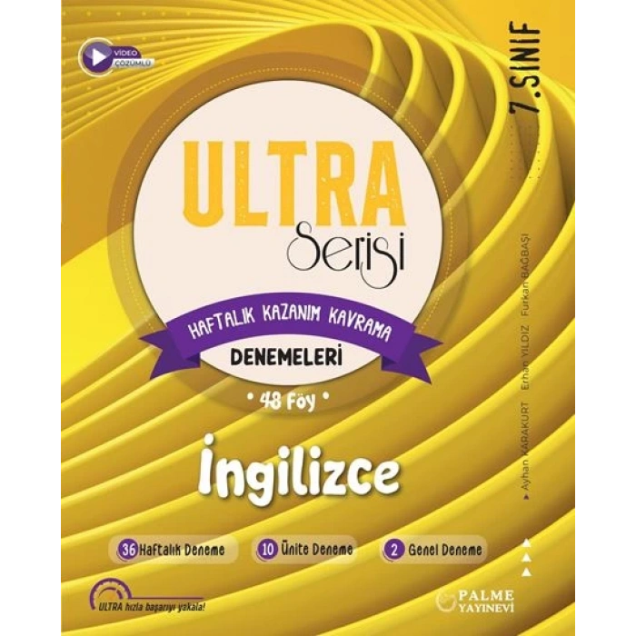 7.Sınıf Ultra Serisi İngilizce Deneme Kitabı (48 FÖY)