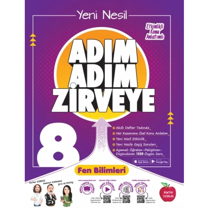 8.Sınıf Adım Adım Fen Bilimleri Konu Anlatımlı