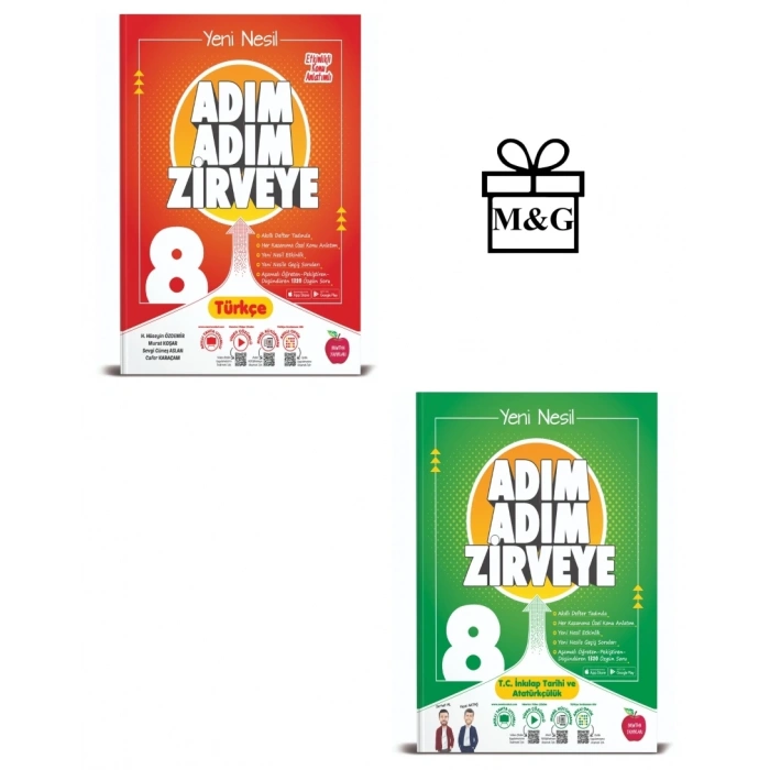 8.Sınıf Adım Adım Türkçe Ve TC. İnkılap Tarihi Ve Atatürkçülük Konu Anlatımlı