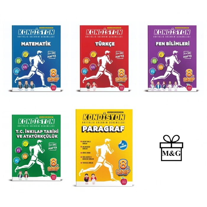 8.Sınıf Kondisyon Matematik Türkçe Fen Bilimleri T.C. İnkılap Tarihi Ve Atatürkçülük Ve Paragraf Deneme