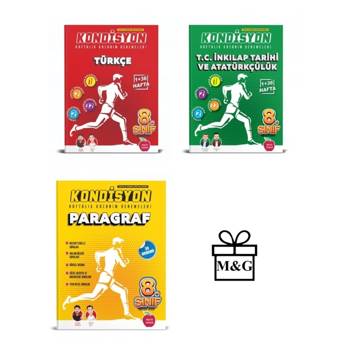 8.Sınıf Kondisyon Türkçe T.C. İnkılap Tarihi Ve Atatürkçülük Ve Paragraf Deneme