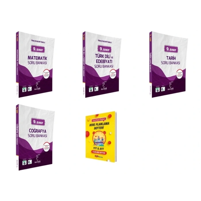 9. Sınıf 2025 Matematik Edebiyat Tarih Coğrafya Soru Bankası
