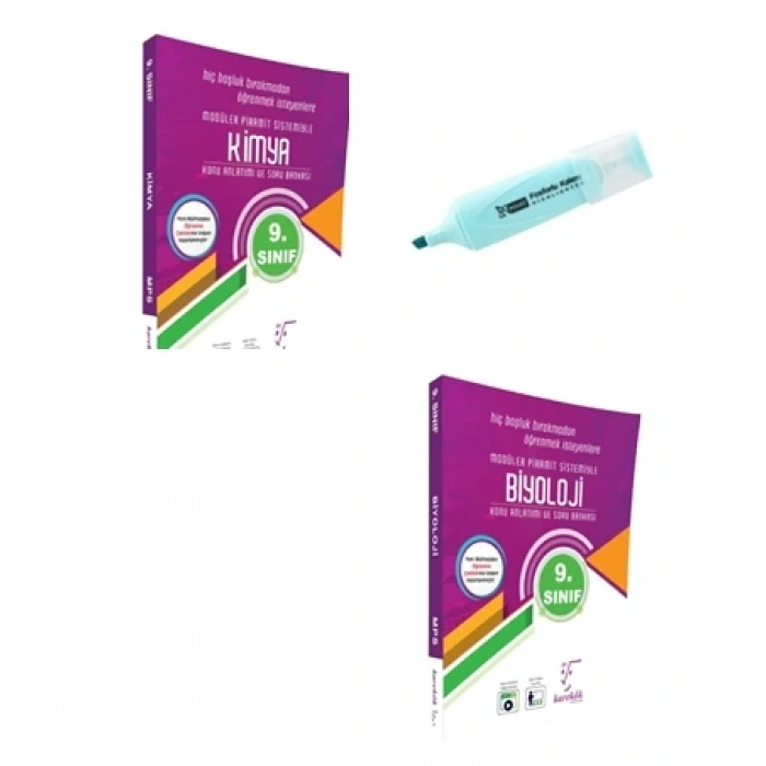 9.Sınıf Kimya Ve Biyoloji MPS Konu Anlatımı Soru Bankası (Yeni Müfredat)
