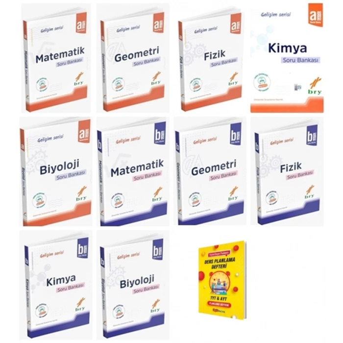 A-B Serisi Matematik Geometri Fizik kimya biyoloji Soru Bankası