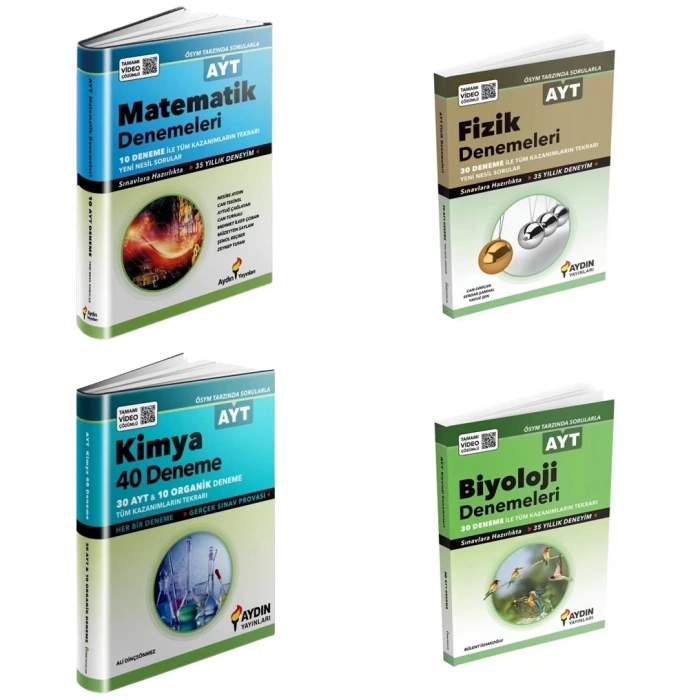 AYT Matematik Fizik Kimya ve Biyoloji Deneme