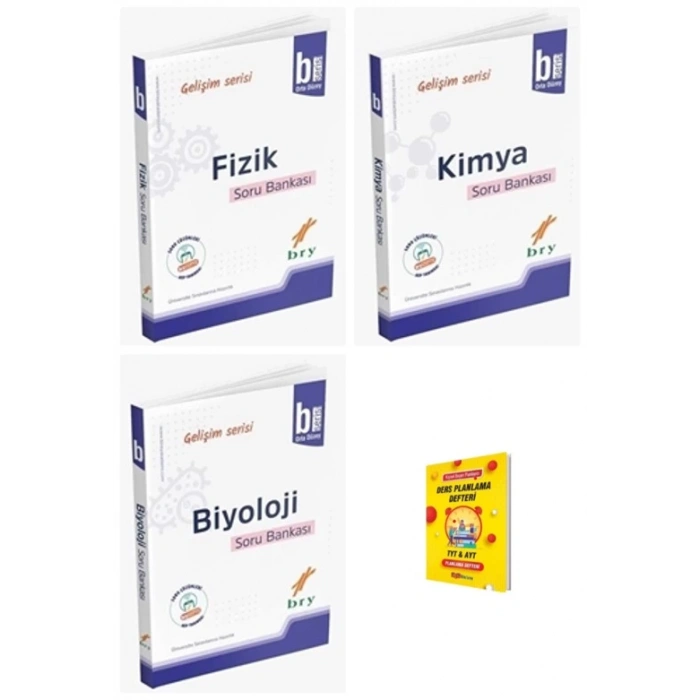 B Serisi Fizik kimya biyoloji Video Çözümlü Soru Bankası