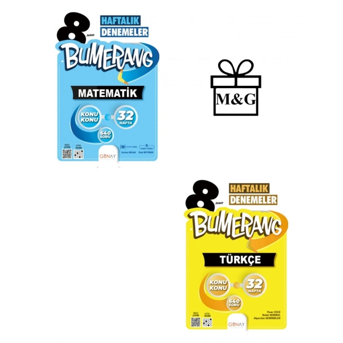 Bumerang 32’lik Haftalık LGS 8. Sınıf Matematik ve Türkçe Deneme