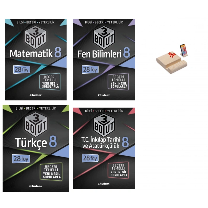 LGS 8. SINIF 3 BOYUT TÜM DERSLER 4LÜ SET