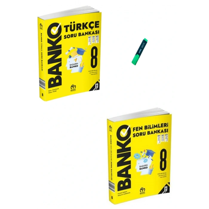 LGS 8. Sınıf Banko Serisi Türkçe ve Fen Bilimleri Soru Bankası