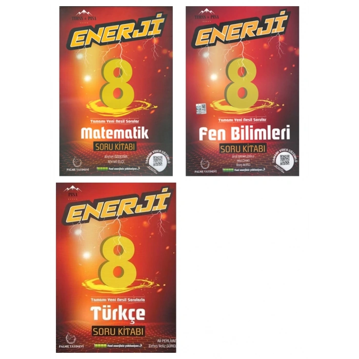 LGS 8. Sınıf Enerji Matematik Türkçe ve Fen Soru Bankası