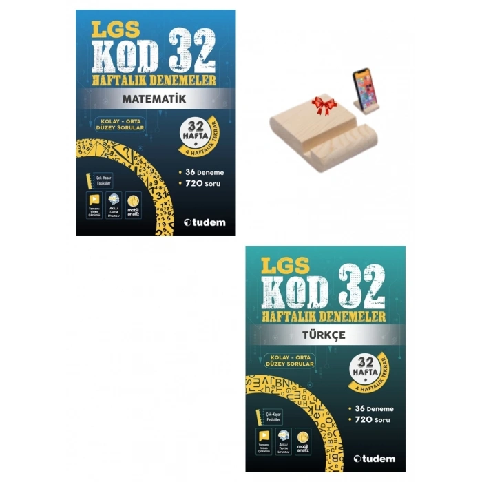 LGS 8. Sınıf Kod32 Haftalık Denemeler Matematik ve Türkçe