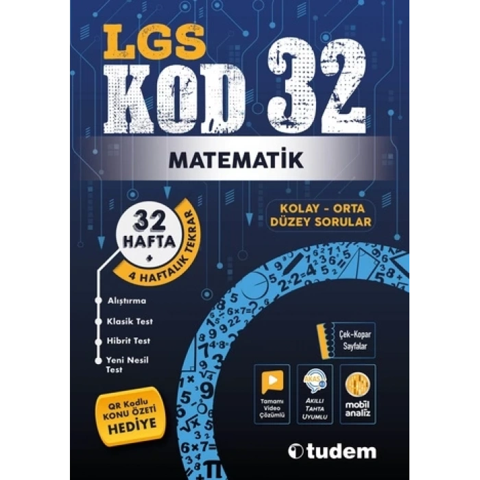 LGS 8. SINIF KOD32 MATEMATİK SORU BANKASI VİDEO ÇÖZÜMLÜ